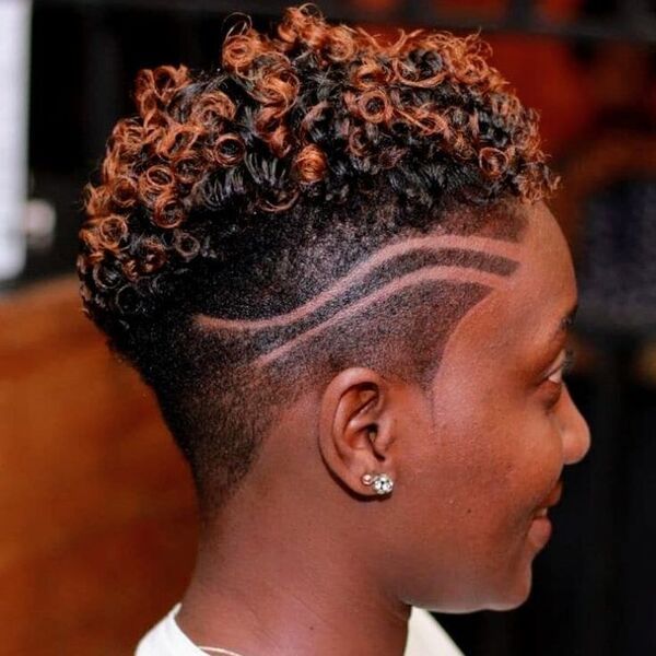 perm hairstyle coloring